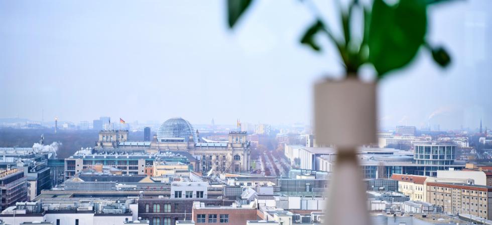 Panoramablick auf Berlin vom VenaZiel Venenzentrum